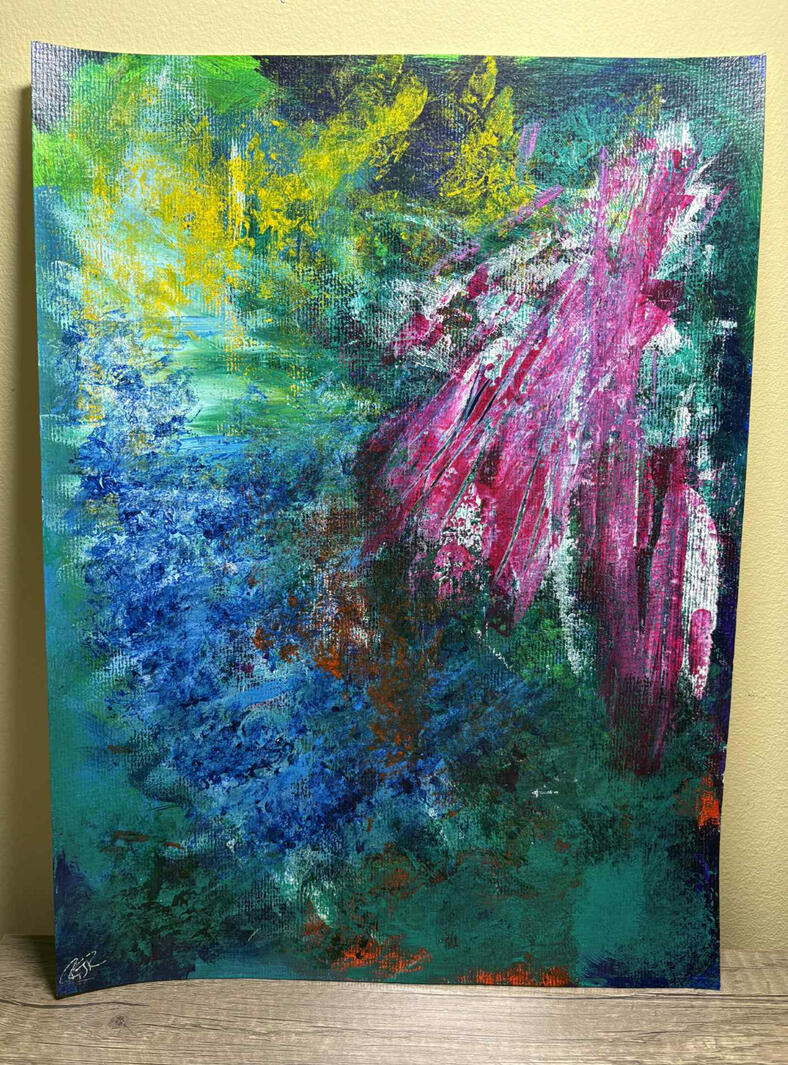 Intuitive abstract Acrylic